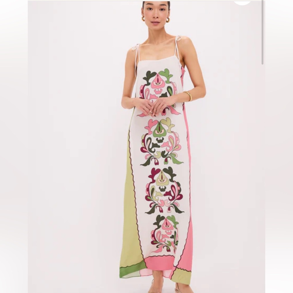 Adriana Degreas Inamorata printed maxi dress size medium